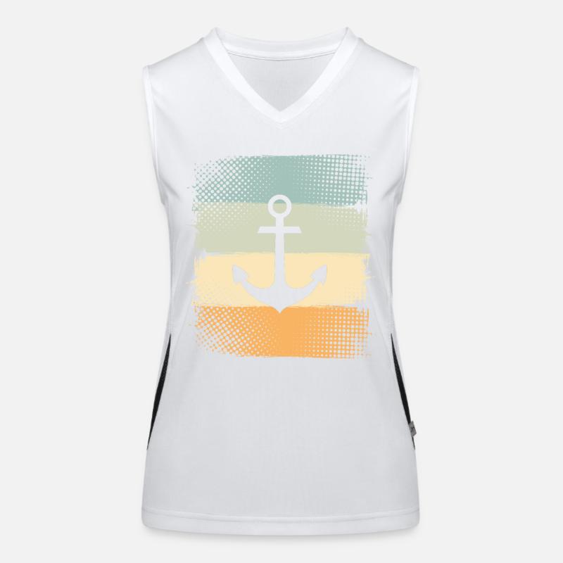 Anker Funktionelles Kontrast-Tank Top für Frauen