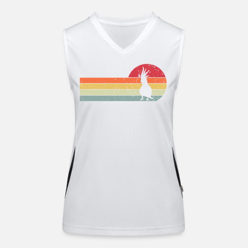 Kakadu Funktionelles Kontrast-Tank Top für Frauen