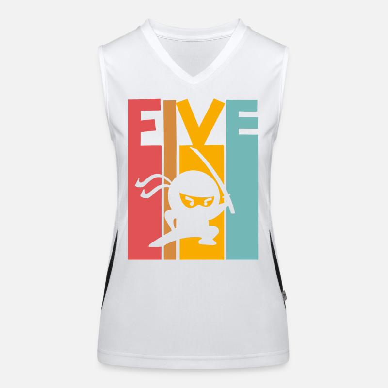 Ninja 5. Geburtstag Kinder Funktionelles Kontrast-Tank Top für Frauen