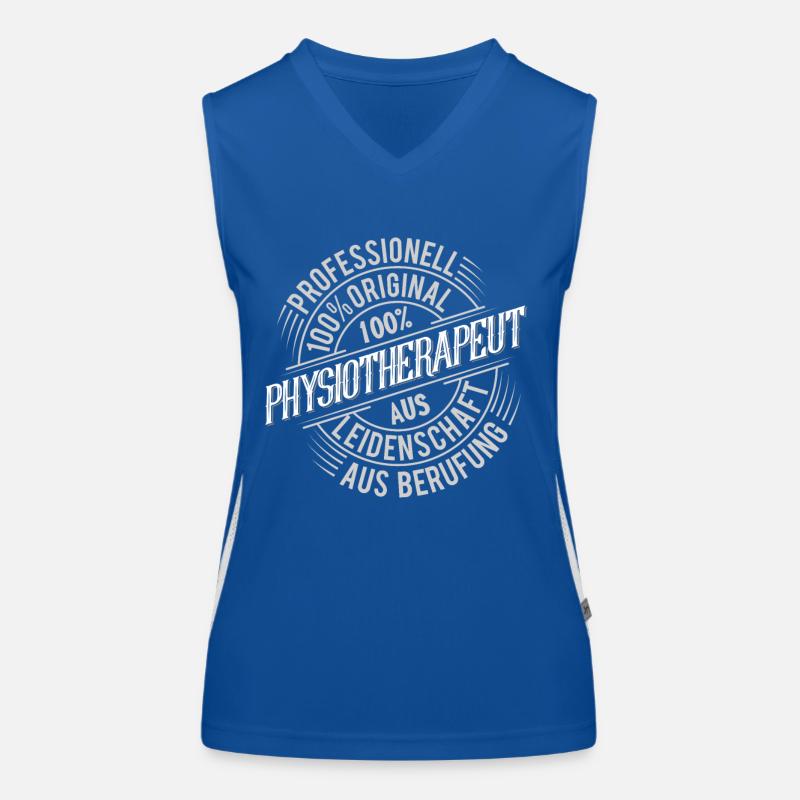 Physiotherapeut Funktionelles Kontrast-Tank Top für Frauen