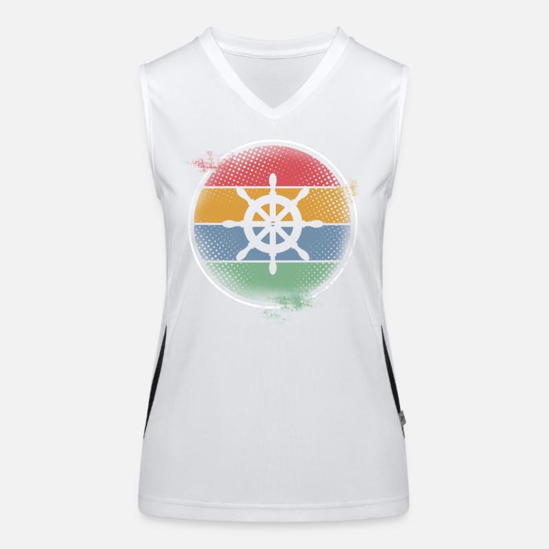 Steering wheel Women's Functional Contrast Tank Top