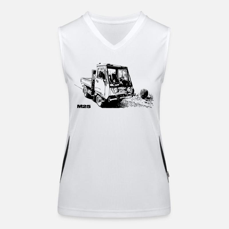 Multicar Débardeur respirant contrasté Femme