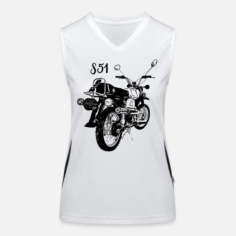 S51 Funktionelles Kontrast-Tank Top für Frauen