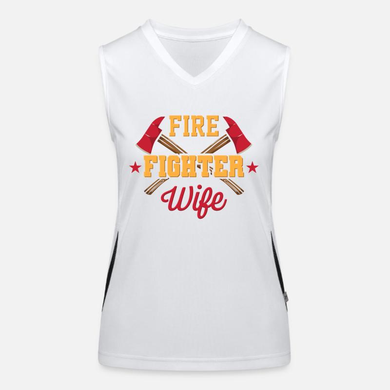 Pompier Débardeur respirant contrasté Femme