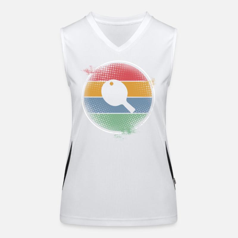 Ping-pong Débardeur respirant contrasté Femme