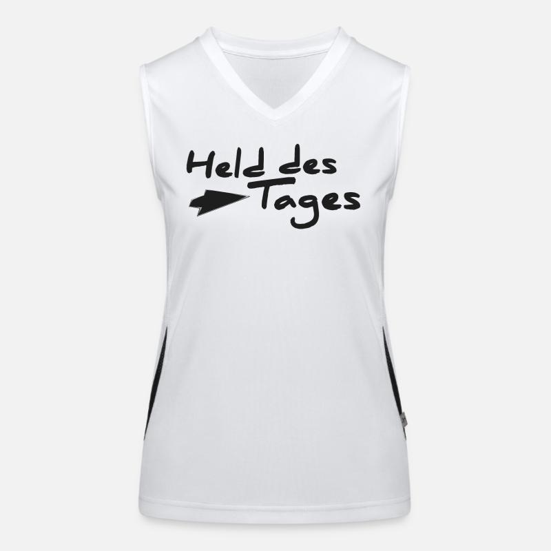 Held des Tages Funktionelles Kontrast-Tank Top für Frauen