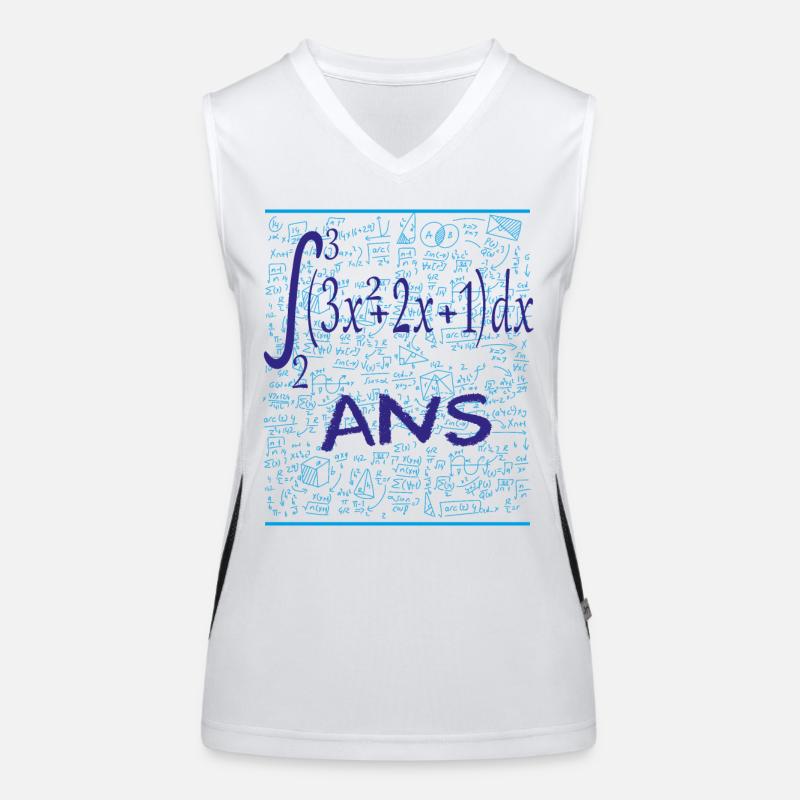 25th anniversary 25 years mathematical integral Women's Functional Contrast Tank Top