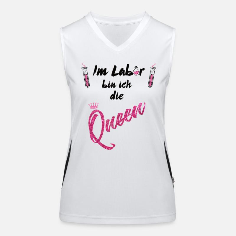 Labor Queen Funktionelles Kontrast-Tank Top für Frauen