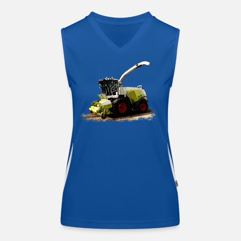 Moissonneuse-batteuse Claas Jaguar 930 Débardeur respirant contrasté Femme