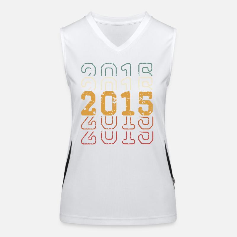 2015 Débardeur respirant contrasté Femme