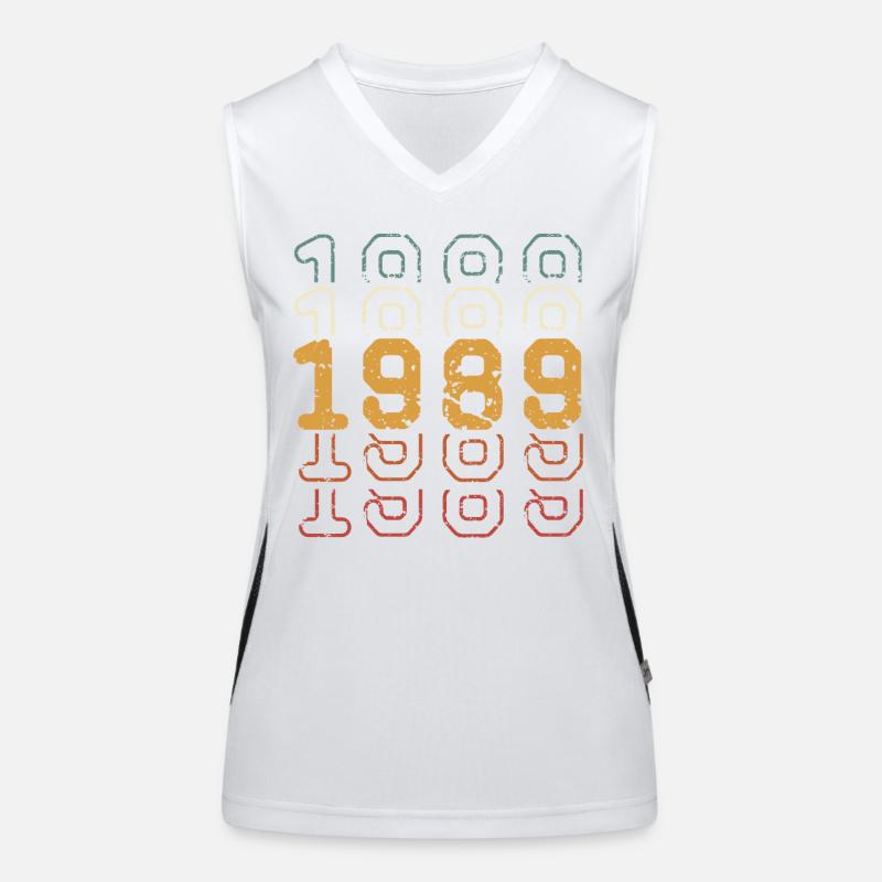 1989 Débardeur respirant contrasté Femme