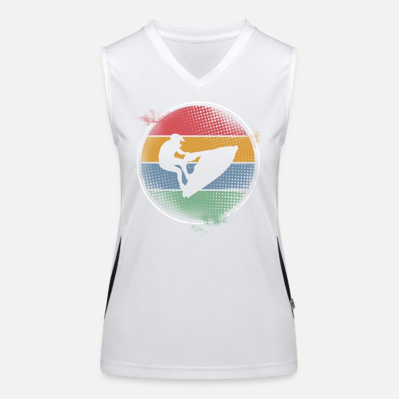 Jetski Funktionelles Kontrast-Tank Top für Frauen