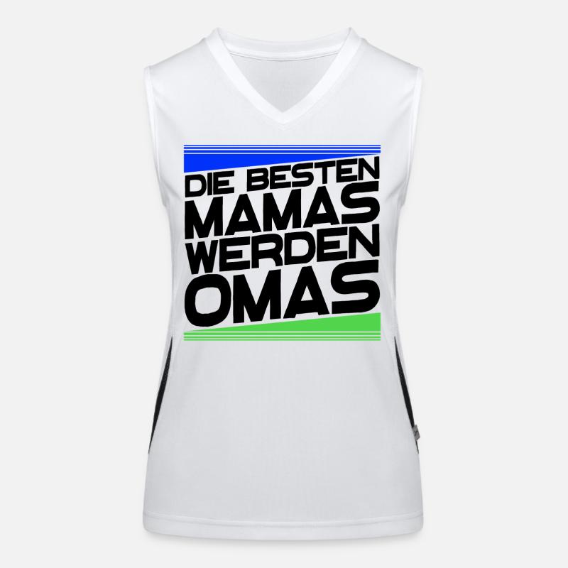 Gratulation Oma Statement Großmutter Alles Gute Funktionelles Kontrast-Tank Top für Frauen