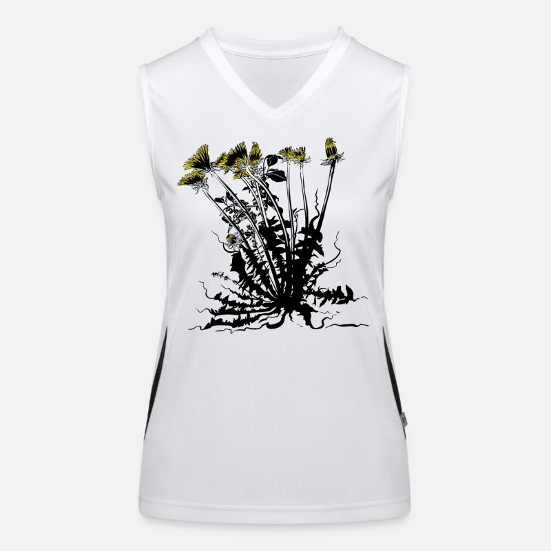 Löwenzahn energy Funktionelles Kontrast-Tank Top für Frauen