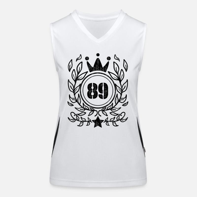 89 - Année de naissance Année de naissance 1989 Débardeur respirant contrasté Femme