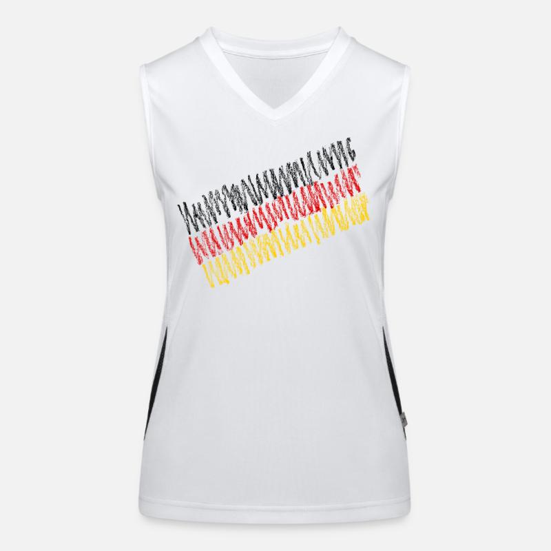 Deutschland Funktionelles Kontrast-Tank Top für Frauen