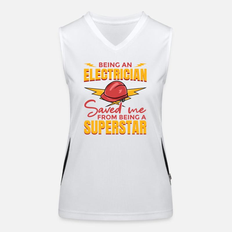 Electrical Engineer Witz Women's Functional Contrast Tank Top