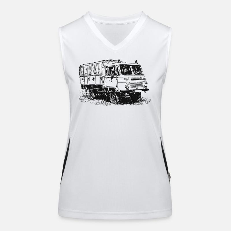 Robur LO LD MTW with blue light Women's Functional Contrast Tank Top