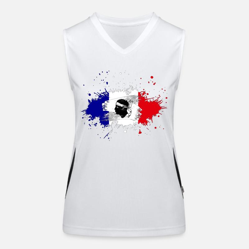 Splash Tricolore Corsica Women's Functional Contrast Tank Top
