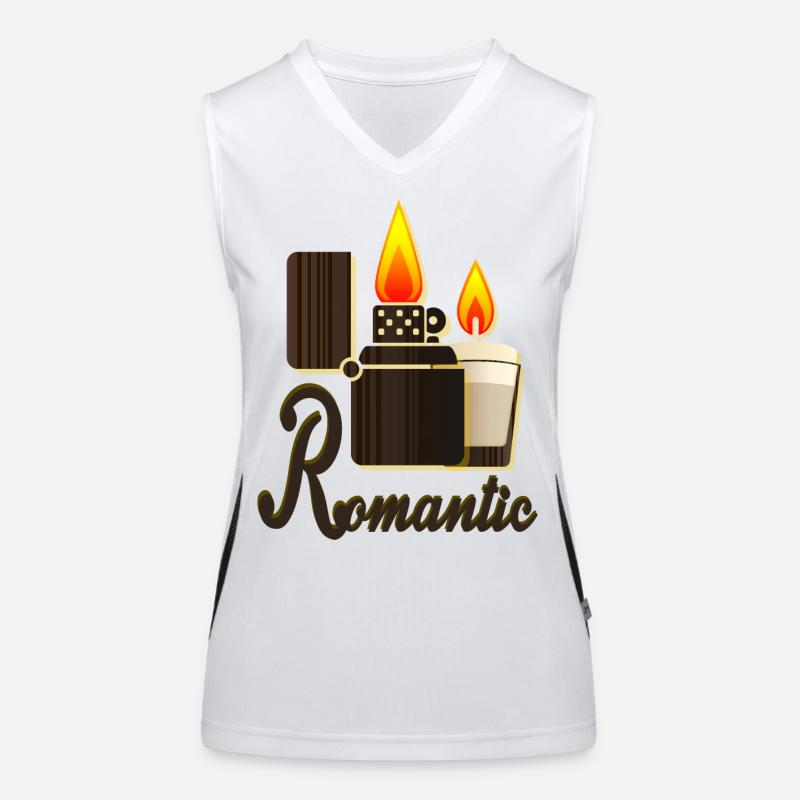 Candlelight Romance Women's Functional Contrast Tank Top