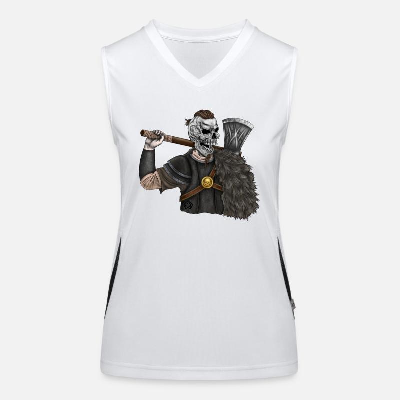 Wikinger, Odin, Thor, Wallhalla, Berserker Funktionelles Kontrast-Tank Top für Frauen
