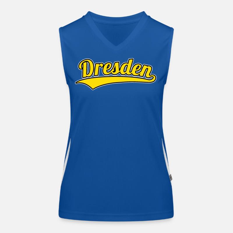 Dresden Germany Hometown Women's Functional Contrast Tank Top