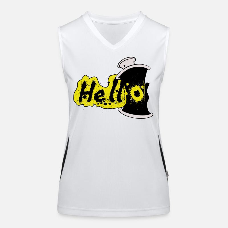 Hello Spray Effet Débardeur respirant contrasté Femme