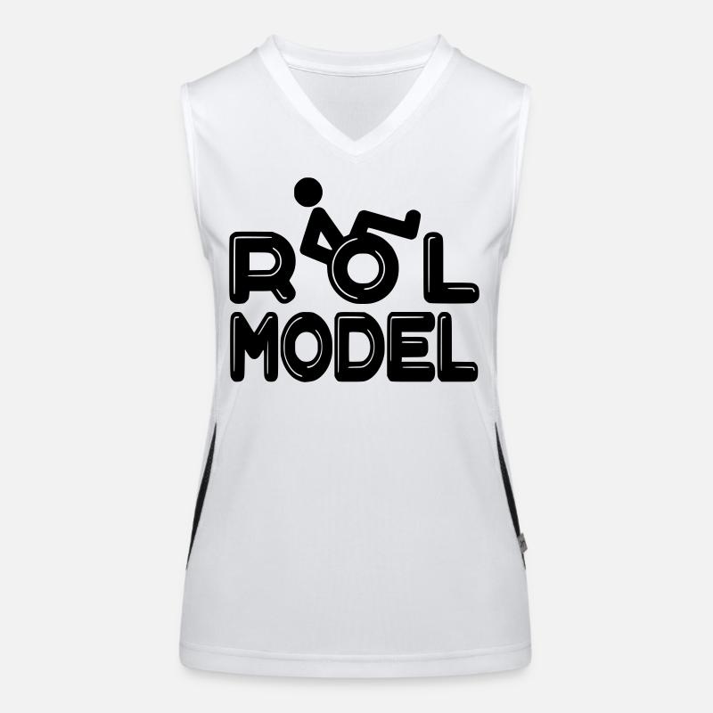 Jeder Rollstuhlfahrer ist ein Vorbild # Funktionelles Kontrast-Tank Top für Frauen