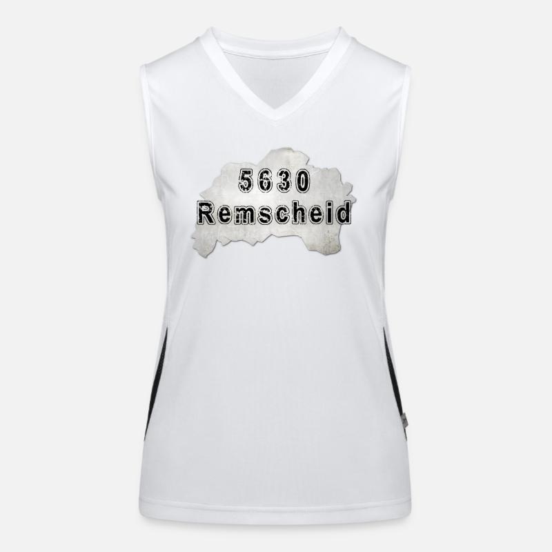 Remscheid 5630 Postkartenstil Funktionelles Kontrast-Tank Top für Frauen