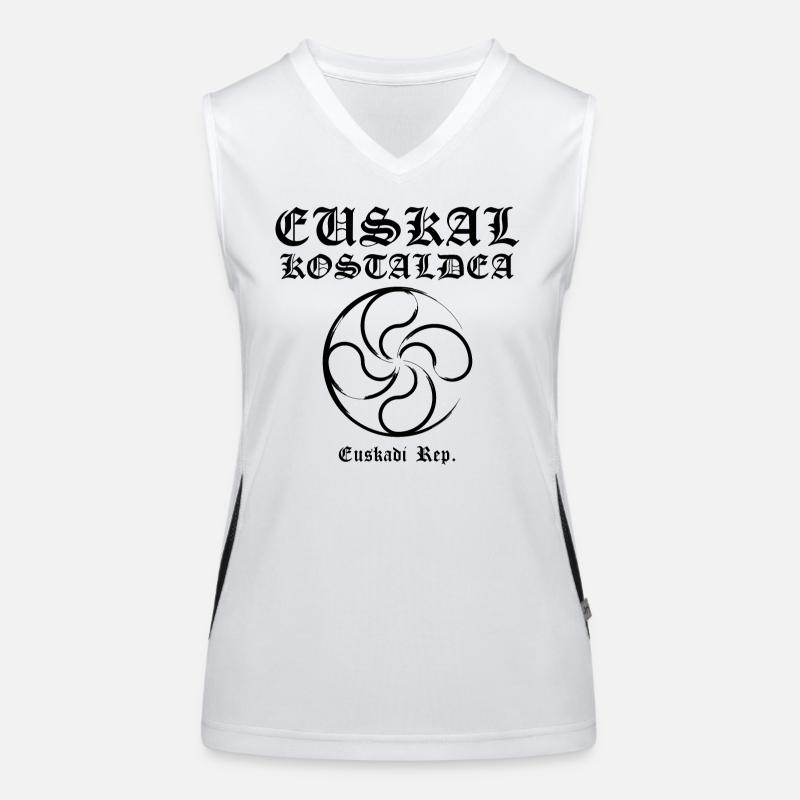 Croix Basque Débardeur respirant contrasté Femme