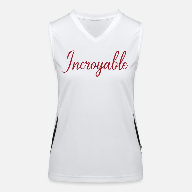 Incroyable Débardeur respirant contrasté Femme