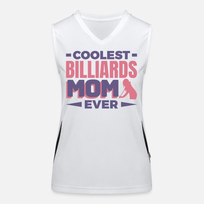 Mère de billard Débardeur respirant contrasté Femme