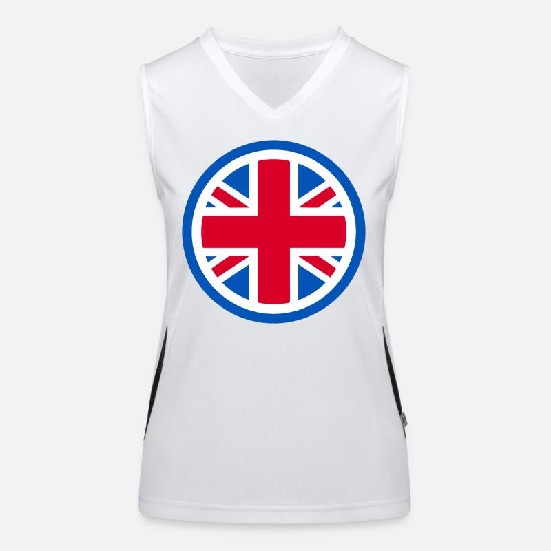 Royaume-Uni - Union Jack Débardeur respirant contrasté Femme