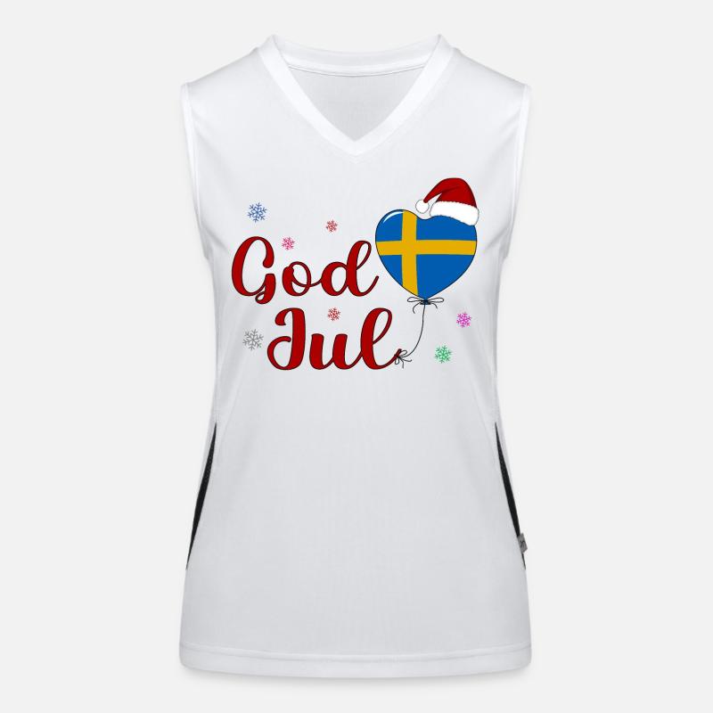 Dieu Jul Sverige Débardeur respirant contrasté Femme