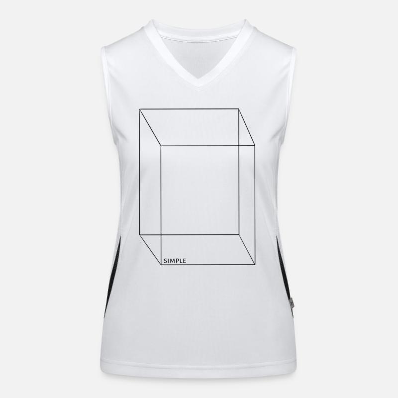 Simple Women's Functional Contrast Tank Top