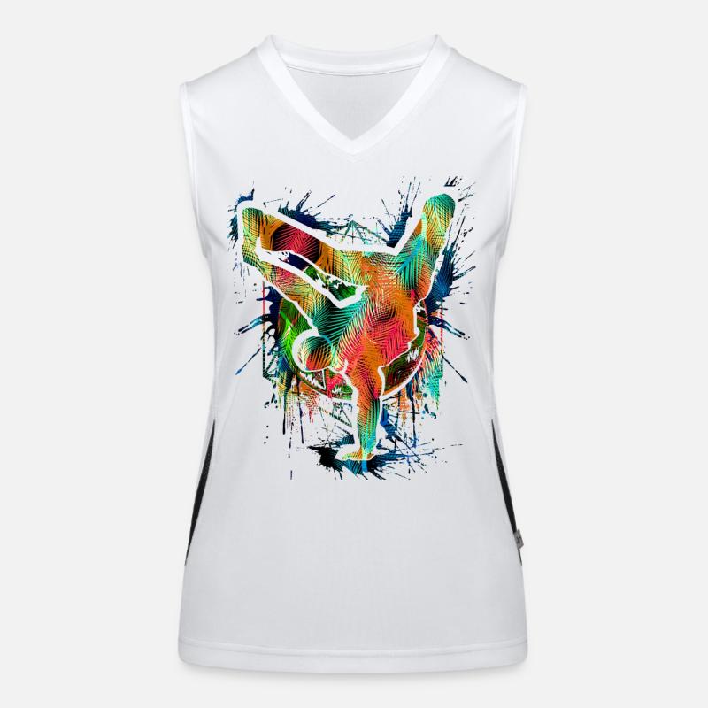 Breakdance - Breakdancer - Breakdancing - BBoy Débardeur respirant contrasté Femme