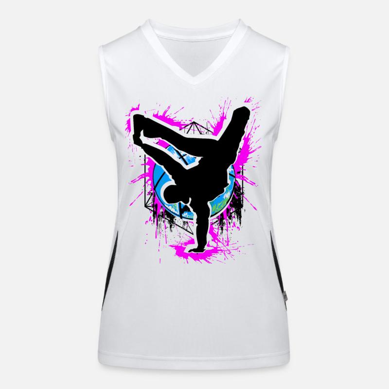 Breakdance - Breakdancer - Breakdancing - BBoy Débardeur respirant contrasté Femme