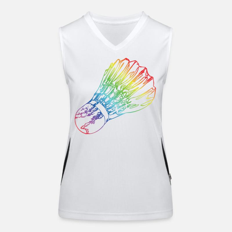 Federball Funktionelles Kontrast-Tank Top für Frauen