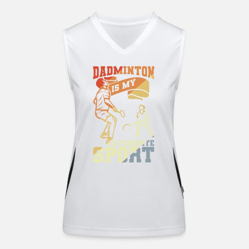 Badminton Papa Women's Functional Contrast Tank Top