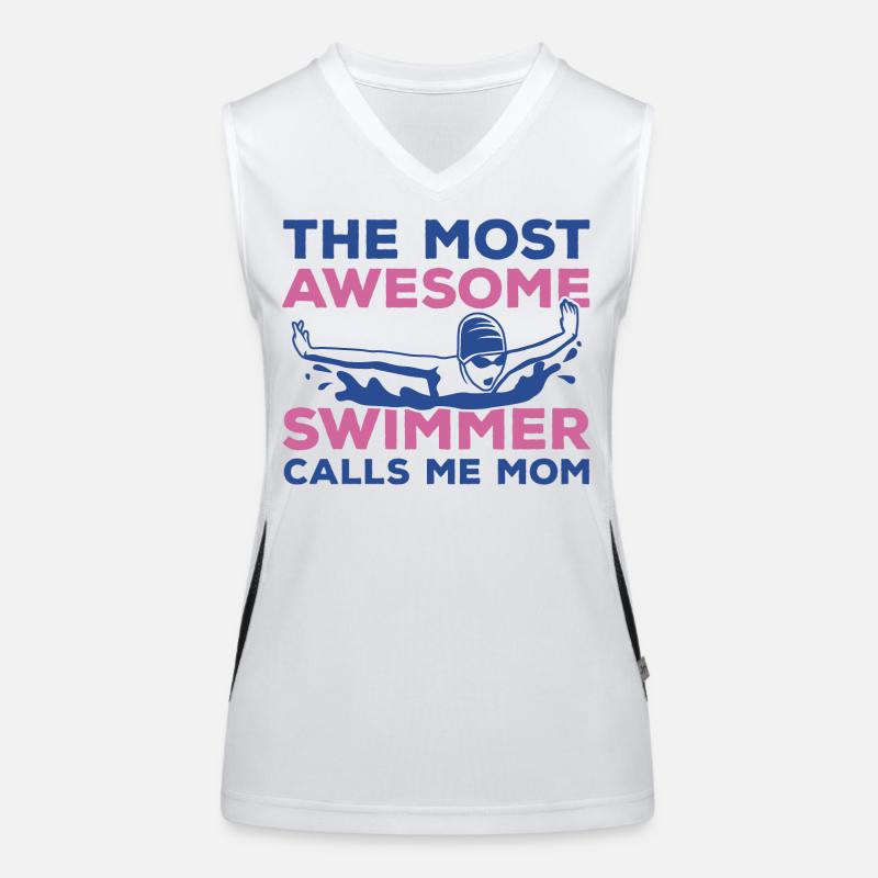 Mère nageuse Débardeur respirant contrasté Femme