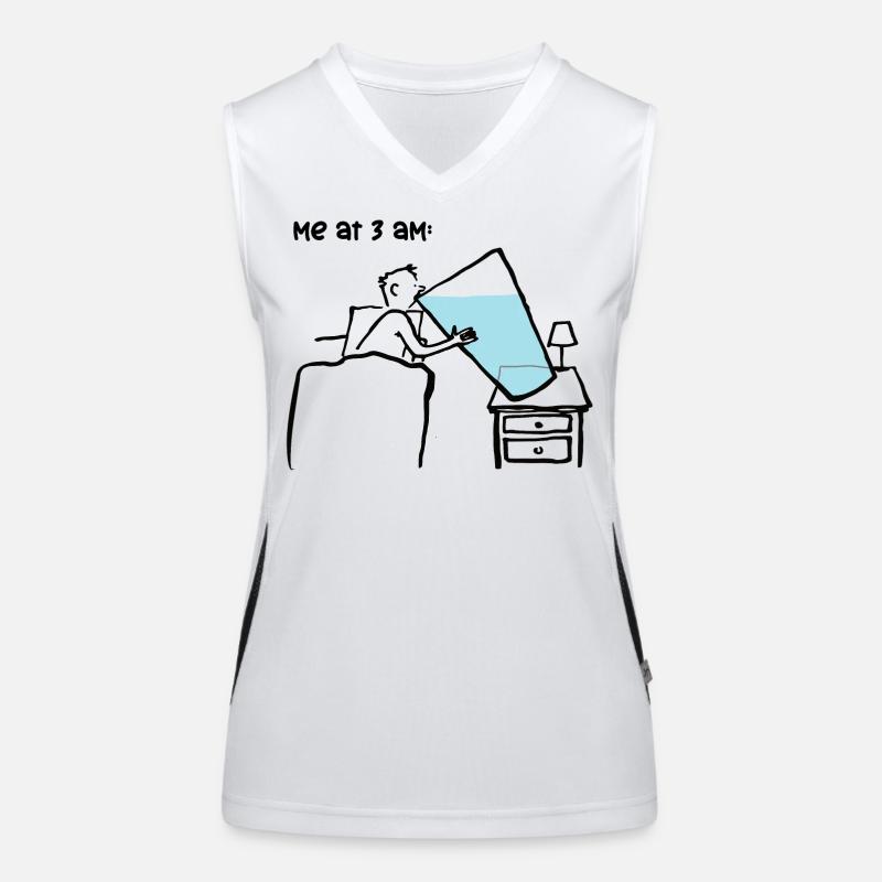 I at three o'clock at night! Women's Functional Contrast Tank Top