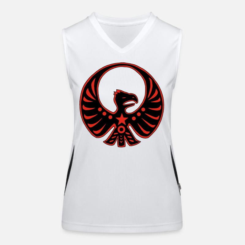 Protective totem eagle Women's Functional Contrast Tank Top