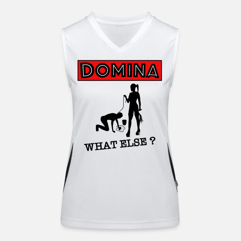 Dominatrix mistress what else? Women's Functional Contrast Tank Top
