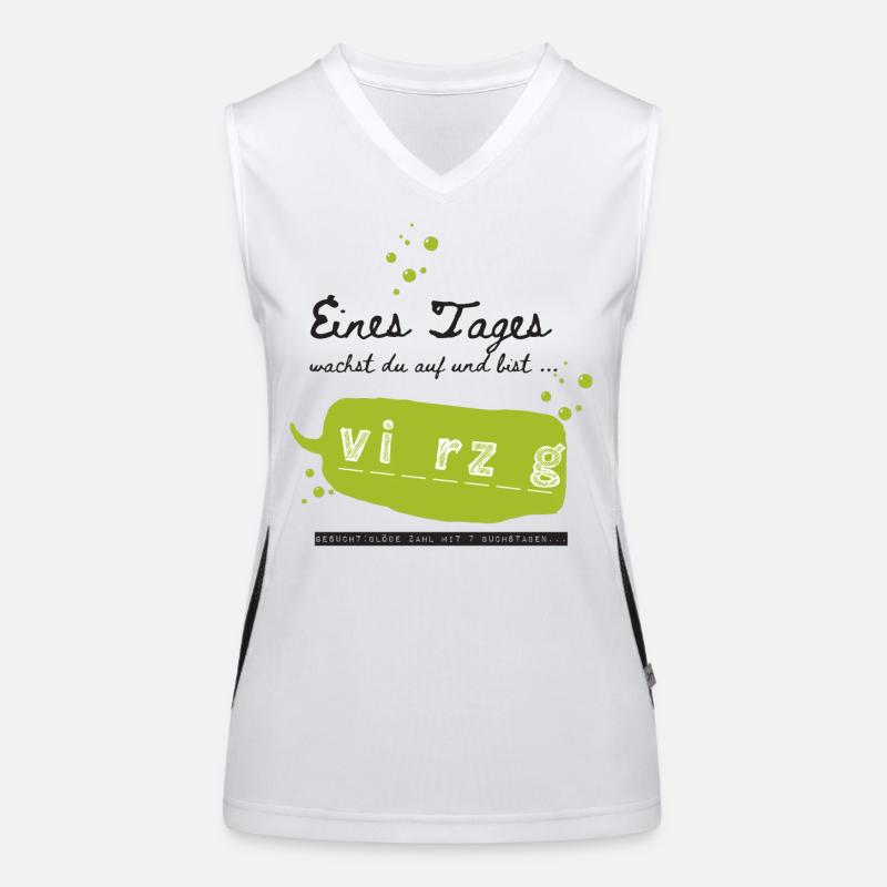 Vierzigster Geburtstag Funktionelles Kontrast-Tank Top für Frauen