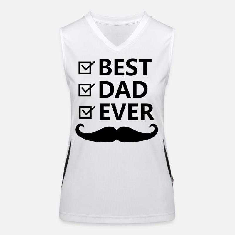 Best dad ever Débardeur respirant contrasté Femme