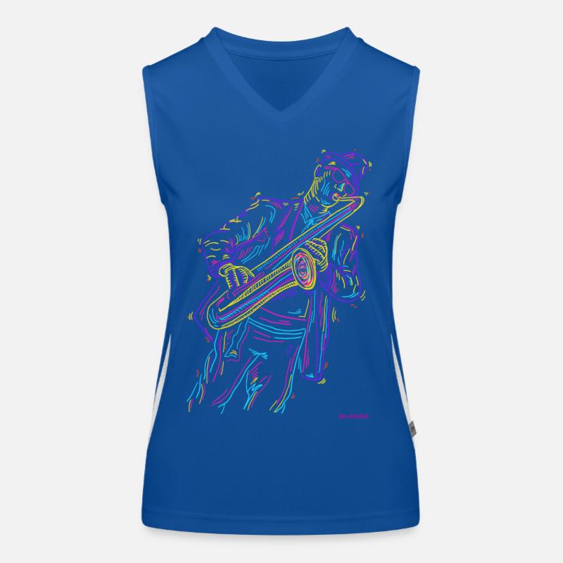 Jazz Sax Women's Functional Contrast Tank Top