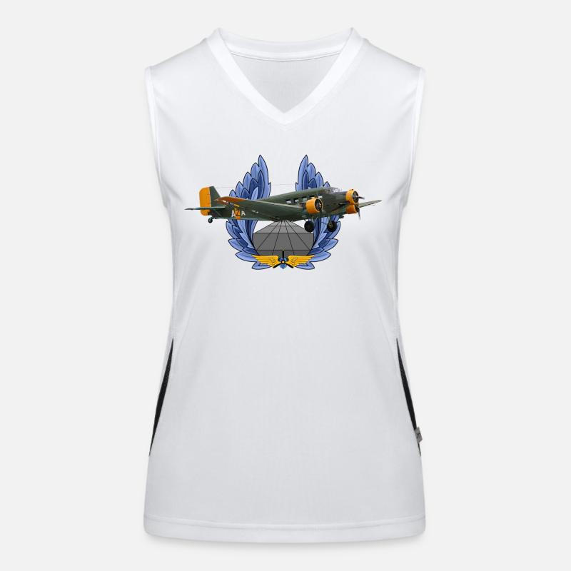 Ju-52 Funktionelles Kontrast-Tank Top für Frauen