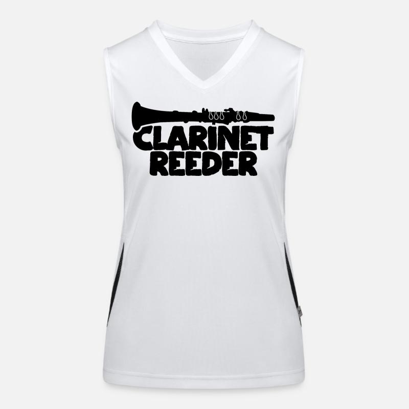 Clarinet mouthpiece Women's Functional Contrast Tank Top