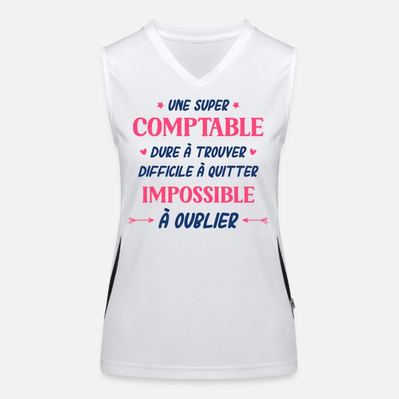 comptable Débardeur respirant contrasté Femme