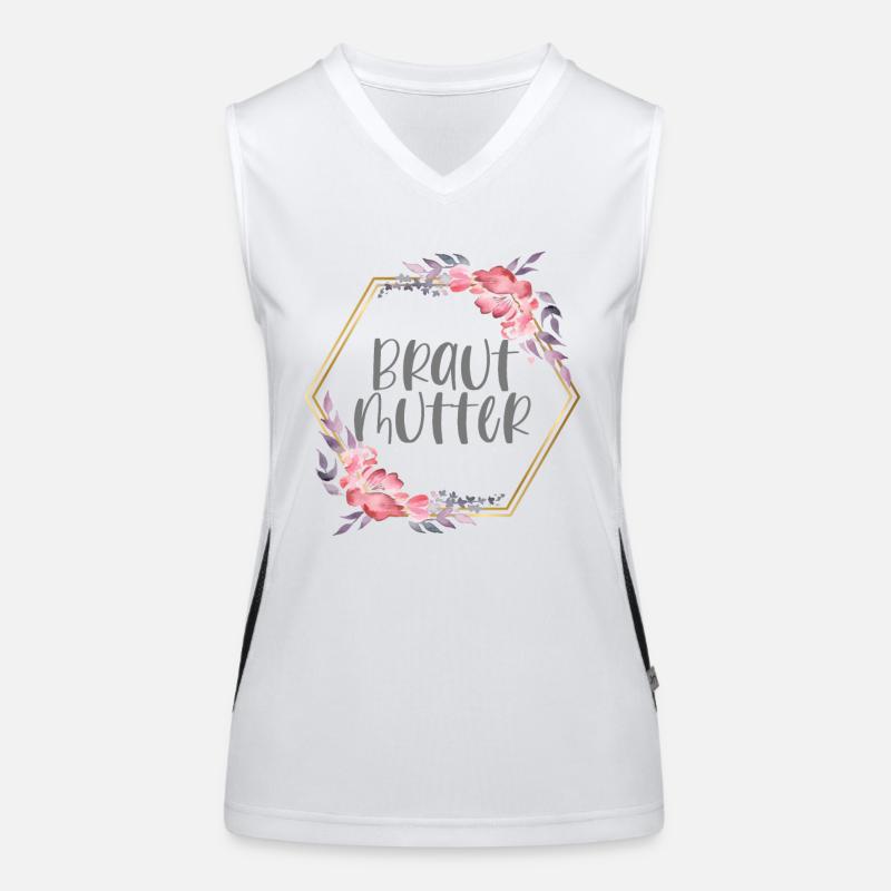 Brautmutter Verlobung Boho Team Bride Geschenk Funktionelles Kontrast-Tank Top für Frauen